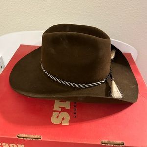 Brown Stetson Cowboy Hat